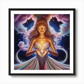 Magic made by woman Art Print