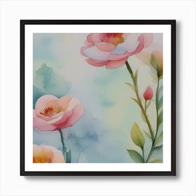 Mihrimah Flowers Art Print