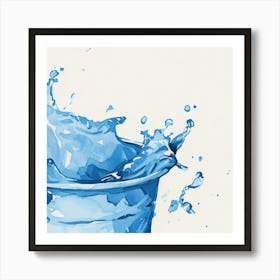 Water Splash 2 Art Print