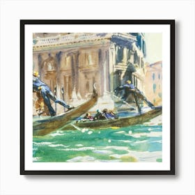 Venice Gondolas Art Print