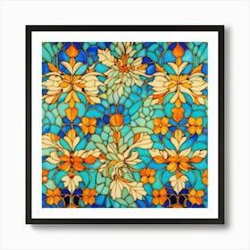 Stained Glass 6 Art Print