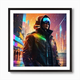 Futuristic Cityscape 98 Art Print