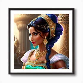 Asian Princess Art Print