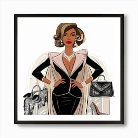 Fashionista Art Print