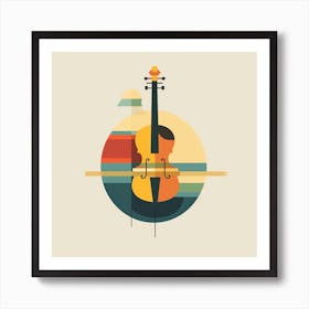 Abstract Of A Violin Art Print