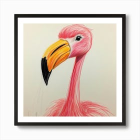 Flamingo 76 Art Print