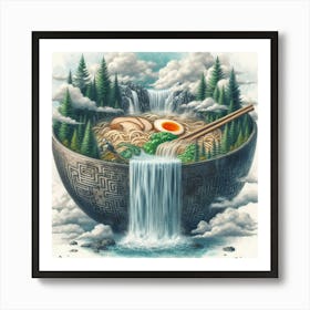 Asian Ramen Art Print