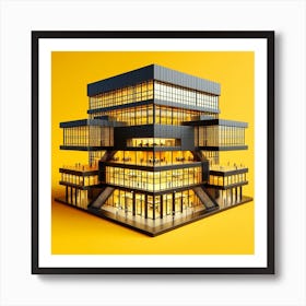 Modern Office Building Art Print