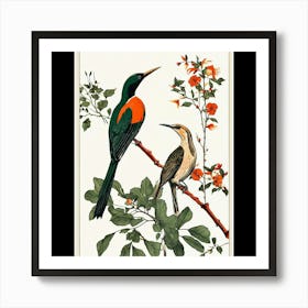 Bird On A Branch Art Print