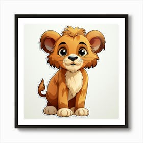 Lion Cub 49 Art Print