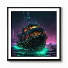 76480 In The Depths Of An Alien Ocean, A Majestic Otherw Xl 1024 V1 0 2 Art Print