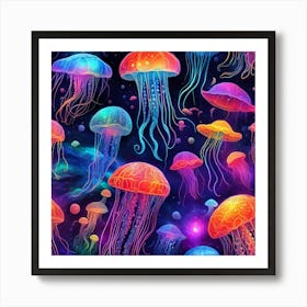 Jellyfish Art Print