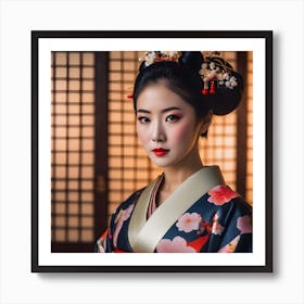Geisha 2 1 Art Print
