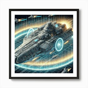 Juggernaut Class Carrier Advanced Shielding Iron Commonwealth Poster