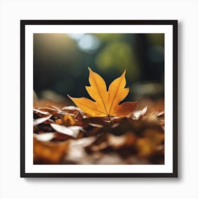 Autumn Leaf 11 Art Print