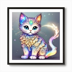 Cute Cat 7 Art Print