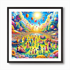 Day In The Park Art Print