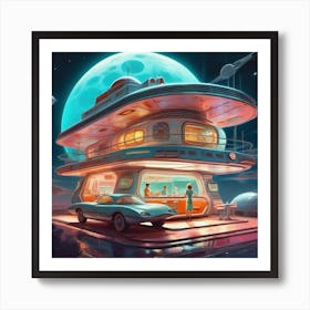 Futuristic House Art Print