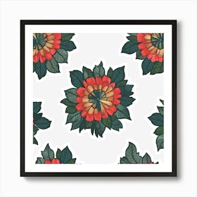 Geraniums Art Print