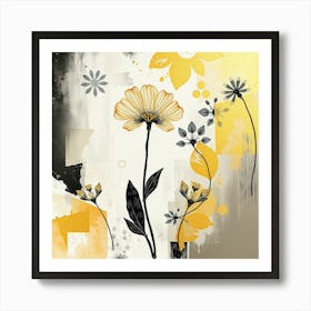 Yellow Flowers Art Print