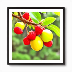 Fruit On A Tree 16 Art Print