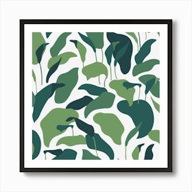 Tropical Leaves Art Print