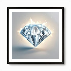 Diamond - Diamond Stock Videos And Royalty-Free Footage Art Print