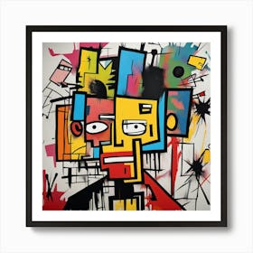 Basquiat State Of Mind 4 Art Print