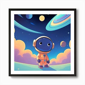 Into The Space Art Print