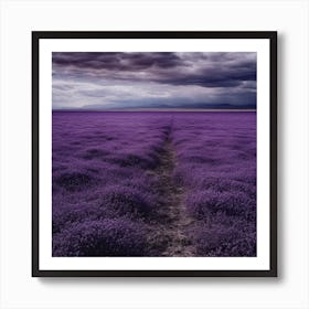 Lavender Vast Nothingness Art Print