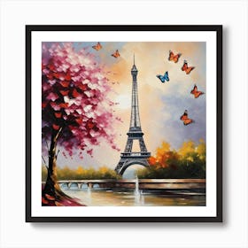 Paris Eiffel Tower 101 Art Print