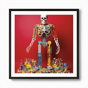 Toy Skeleton 1 Art Print