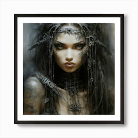 Dark Beauty Art Print