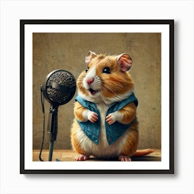 Hamster Singing 12 Affiche