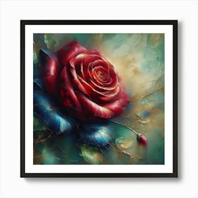 Rose Painting Art Print