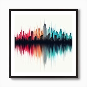 New York Skyline Canvas Print Art Print