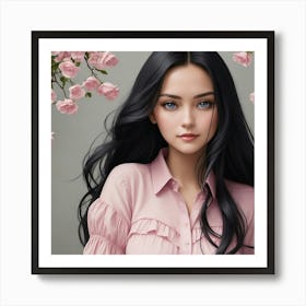 Blossoming Gaze Art Print