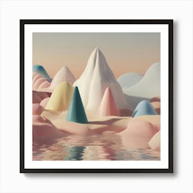 Ice Sculptures Art Print