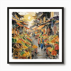 Chinese Art 702 Art Print