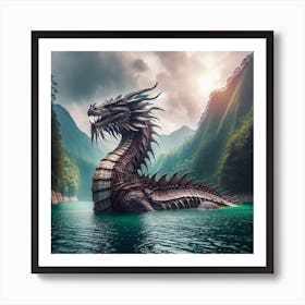 Dragon Pong Art Print