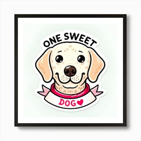 One Sweet Dog Art Print