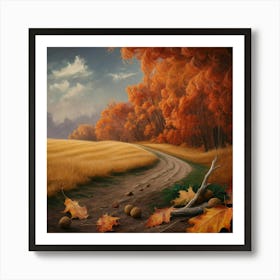 Autumn Landscape Art Print