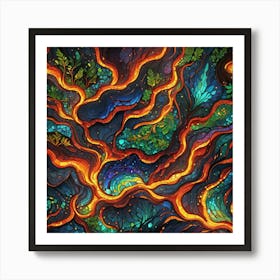 Fire Rainbow Art Print