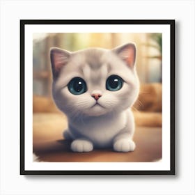 Cute Kitten 15 Art Print