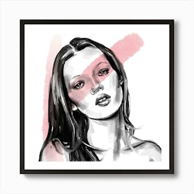 Kate Moss Art Print