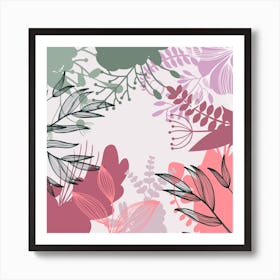 Floral Background 8 Art Print