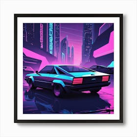 Futuristic Cityscape 11 Art Print