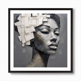 BILLIE HOLIDAY AND HER GARDENIA Art Print