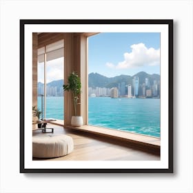 View Of Hong Kong Art Print