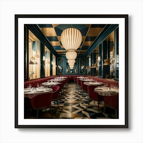 Dining Room 3 Art Print